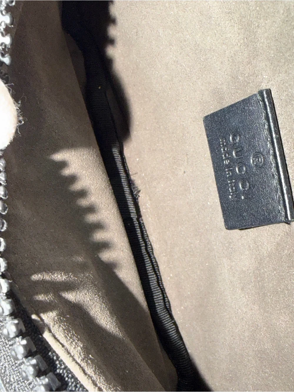 Gucci GG Supreme Eden Belt Bag Medium Beige/Ebony